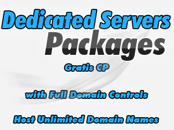 Half-price dedicated server hosting package